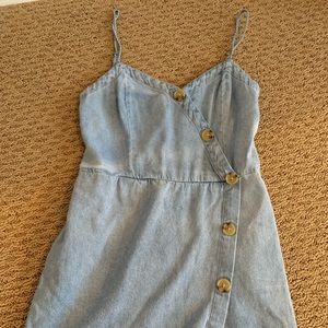 Denim romper